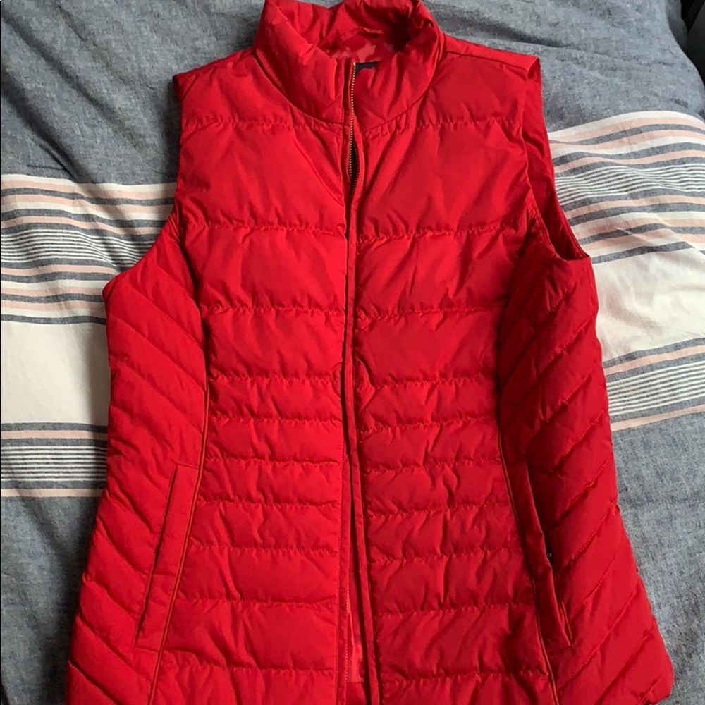 BRAND NEW Talbots Ruby Red Vest!